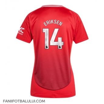 Manchester United Christian Eriksen #14 Tricou Fotbal Replică 2024-25 Femei Acasa